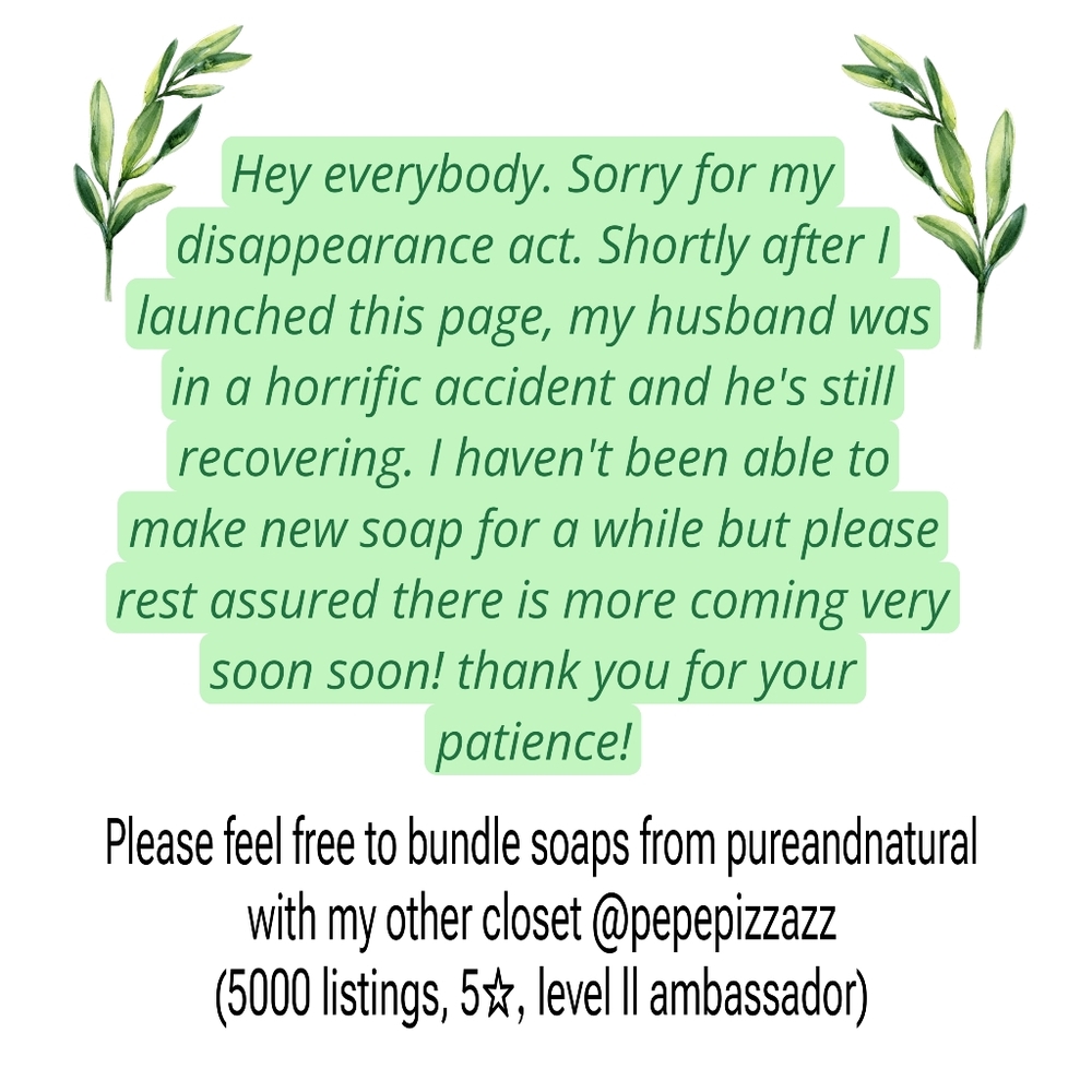 SORRY for My Dissappearance act.- Please Bundle W/ my Other Closeet @pepepizzazz